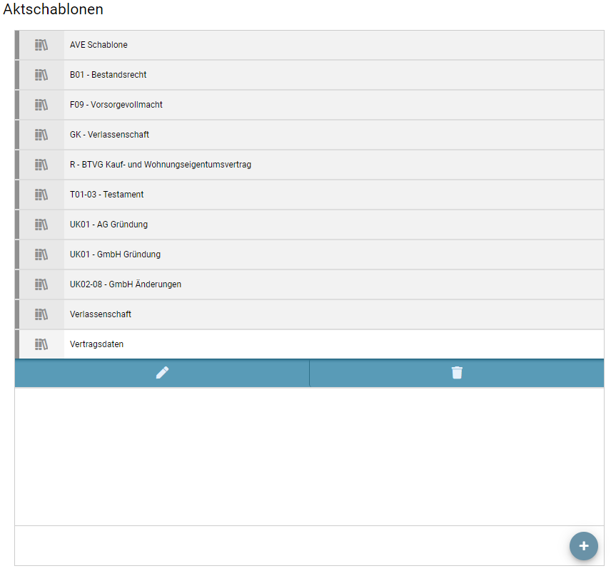 AktschabloneSystem