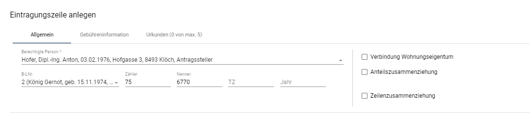 Eintragungszeile1